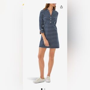 Lilly Pulitzer Small Knightley Dress Low Tide Navy NWT Heritage Stripe